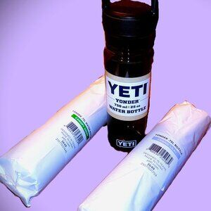 YETI Yonder 25 oz Water Bottles with Chug Cap ~ LILAC ~ GREEN ~ CHARCOAL